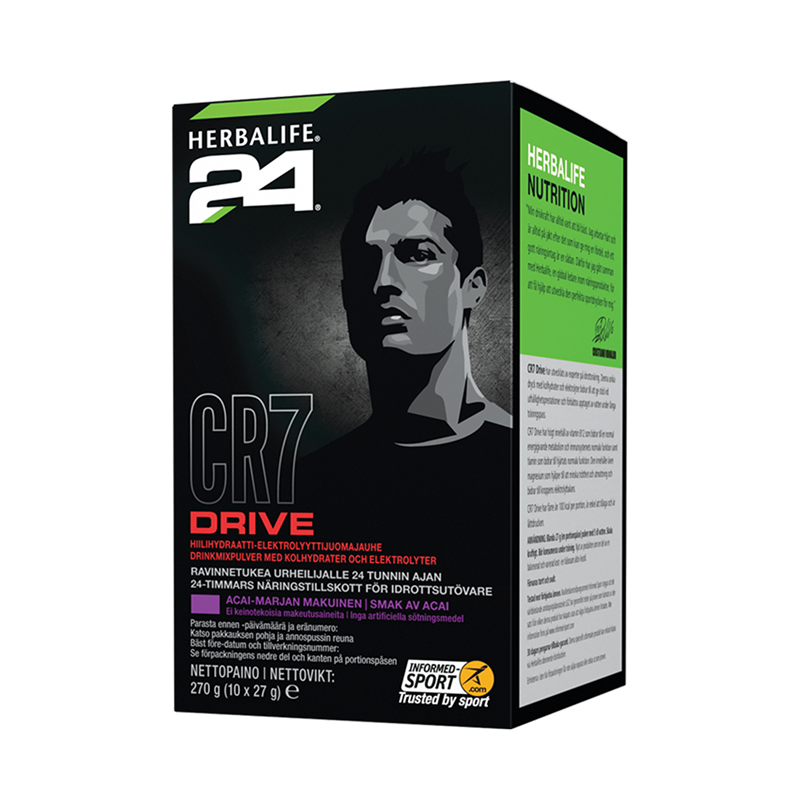 Herbalife CR7 Drive Acai Berry 10 portionspåsar per förpackning