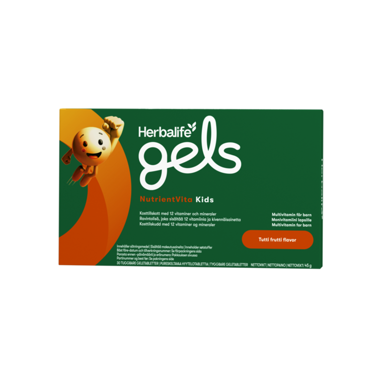 Herbalife Gels MindVita Kids Moonbeam lemonberry 30 tuggbara geltabletter