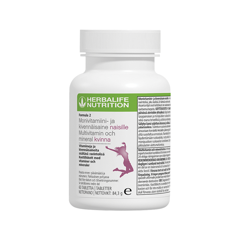 Herbalife Formula 2 Vitamin- och mineral Kvinna 60 Tablets